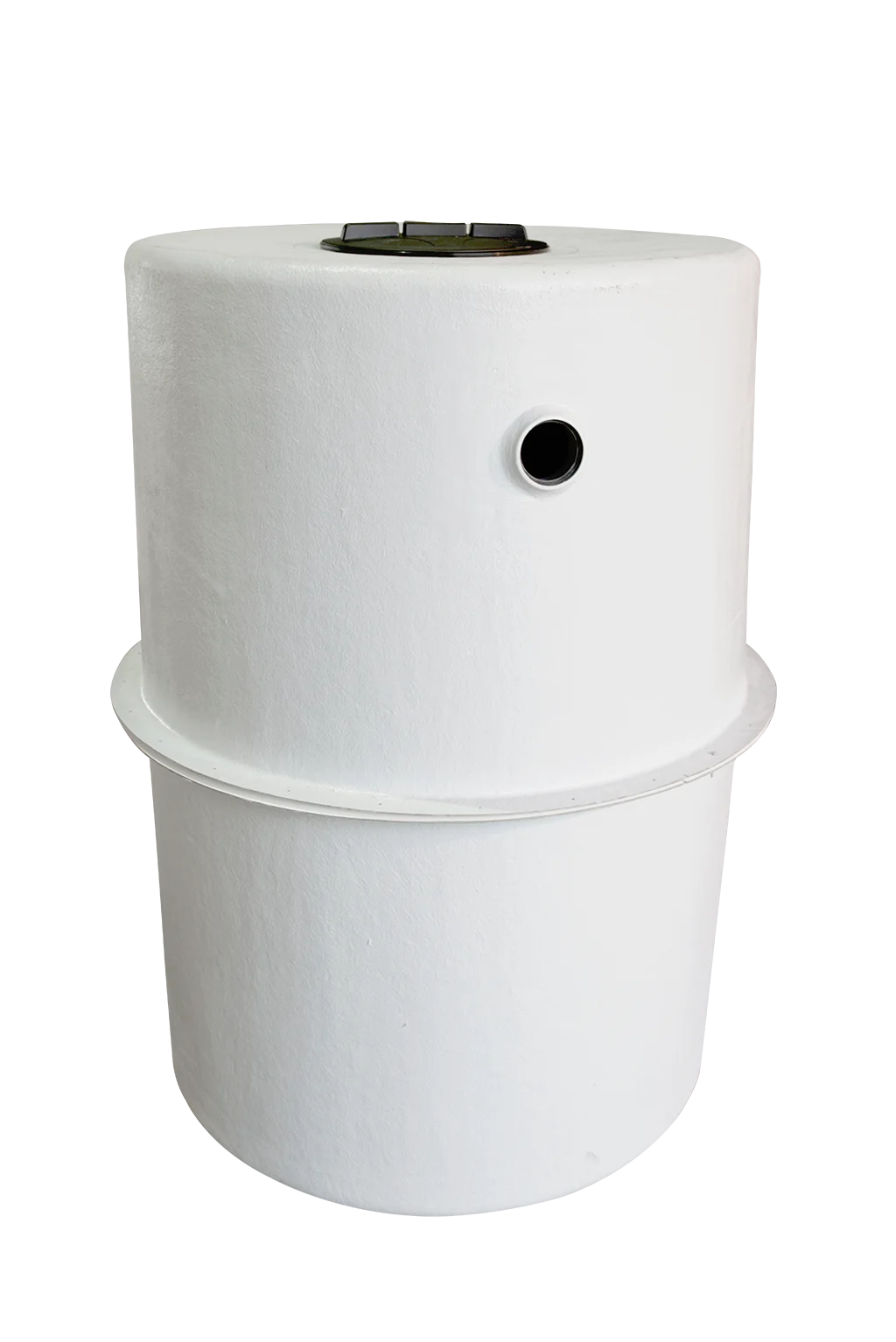 polyester grondput met mangatdeksel en doorvoer